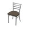 Holland Bar Stool Co 400 Jackie 18" Chair with Anodized Nickel Finish and Canter Earth Seat 40018AN006 - alternate 1